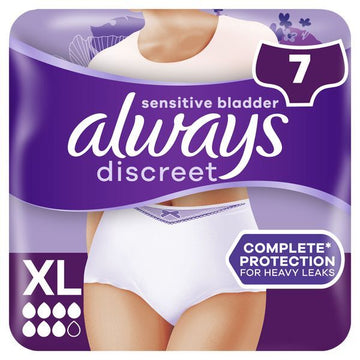 Always Discreet Underwear Incontinence Pants Plus Xl 7