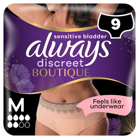 Alwaysdiscreetboutiquebeigeincontinencepantsx9