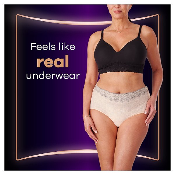 Alwaysdiscreetboutiquebeigeincontinencepantsx9