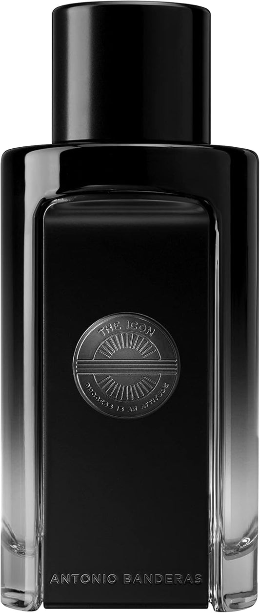 Banderas - The Icon Eau De Perfume For Men - Long Lasting - Virile, Elegant, Trendy And Sexy Scent - Wood, Amber, And Sandalwood Notes - Ideal For Special Events - 100Ml