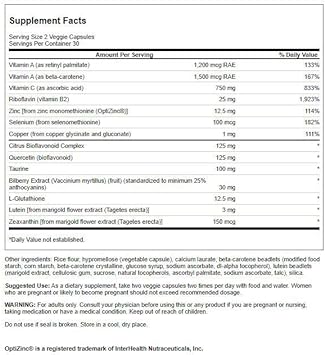 Swanson Vision Essentials 60 Veg Capsules