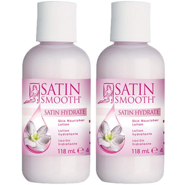 Satin Smooth Hydrate Skin Nourisher Lotion, Post Waxing Treatment, Daily Moisturizer 16 Oz