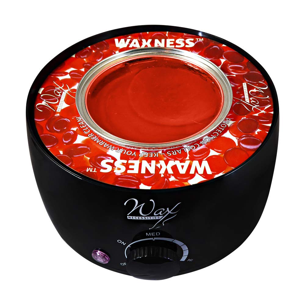 Waxness Waxing Multi-Fit Protection Collars 50 Pack Red Fits Most 14 To 16 Ounces Tins And Pots : Beauty & Personal Care