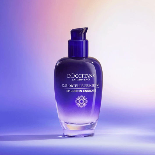 L'Occitane Immortelle Precious Emulsion 75Ml | 8 Hour Hydration | Vegan & 99% Readily Biodegradable | Natural Alternative To Retinol | Luxury & Clean Beauty Skincare For All Skin Types