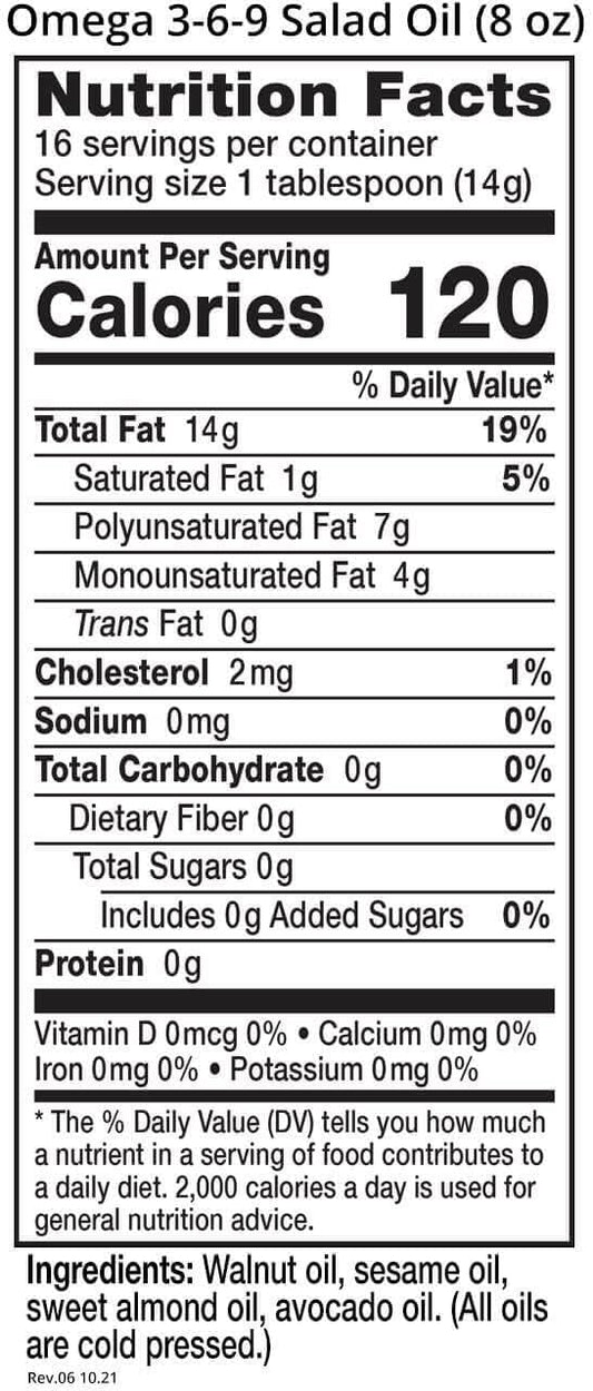 Natural Salad Oil | Olive Oil Replacement | Low Saturated Fat And High In Omega 3,6, And 9 | Dr. Formulated (12 Oz)