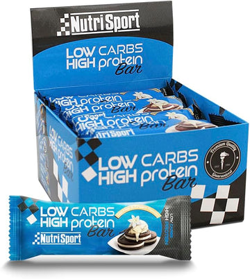 Nutrisport Caja Barritas Low Cookies Cream 60G 16 Barritas