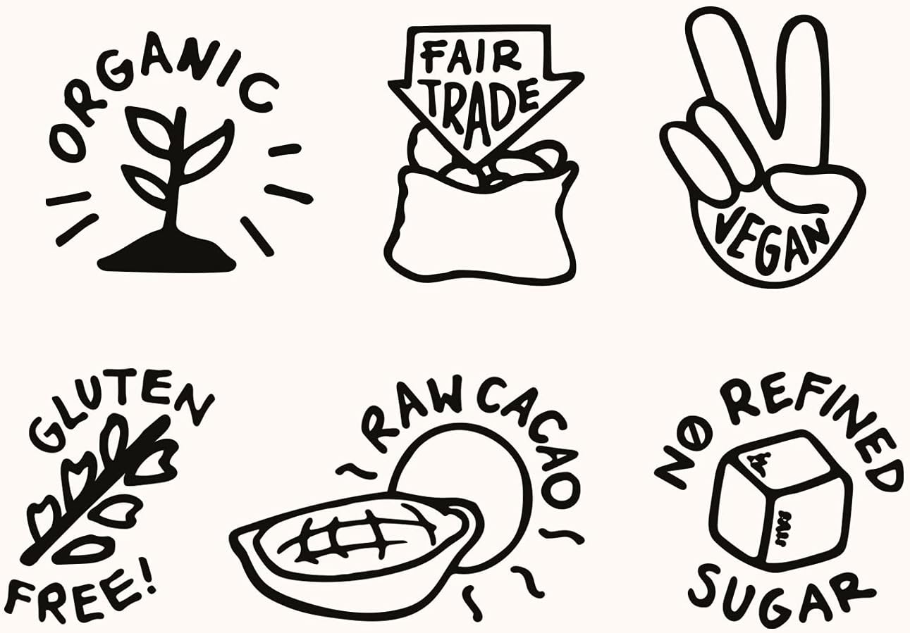 OMBAR Vegan Chocolate Bar - 90% Dark Chocolate - Organic Fair Trade Chocolate - Dairy and Gluten Free - Raw Cacao - 35g - Pack of 10 : Amazon.co.uk: Grocery