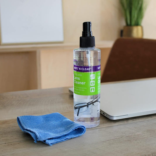Flents Wipe 'N Clear Eyeglass Lens Cleaner 8 Fl Oz (236 Ml)