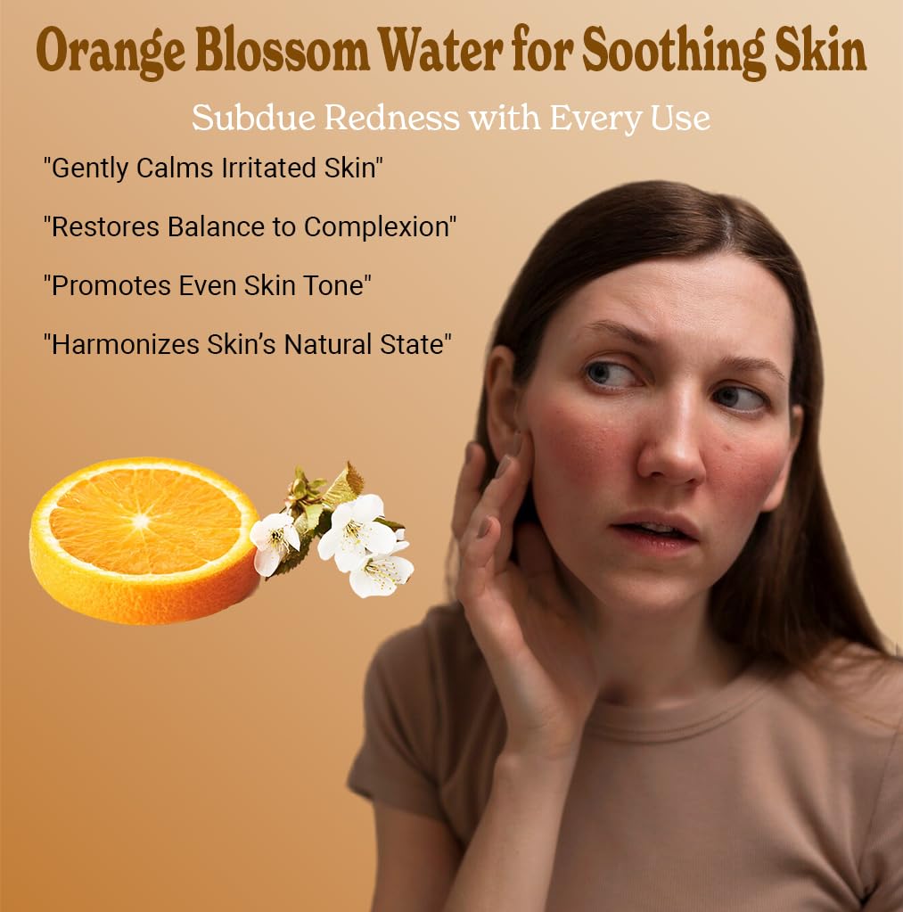 Bella Terra Oils - Organic Neroli Water 2oz - Harnessing The Power of Citrus Aurantium, Abundant in Bio-active Compounds, Perfect for Refreshing & Uplifting Skin : Beauty & Personal Care