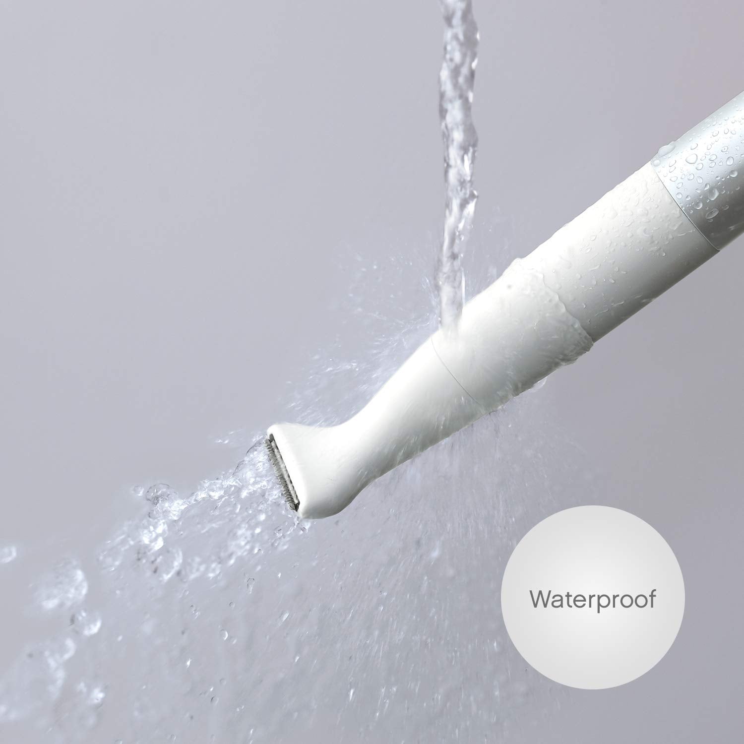 Panasonic Bikini Trimmer and Shaver for Women with 4 Attachments for Gentle Grooming in Sensitive Areas, Wet/Dry, Battery-Operated – ES-WV60-S (White / Silver) : Beauty & Personal Care