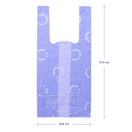 Ubbi Disposable Diaper Sacks, Lavender Scented, Easy-To-Tie Tabs, Diaper Disposal Or Pet Waste Bags, 200 Count