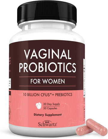 16In1 Vaginal Probiotics For Women (10 Powerful Strains + Organic Prebiotics) For Healthy Vaginal Odor, Vaginal Flora And Ph Balance, Vaginal Support Supplement (Manufactured In The Usa), 30 Capsules