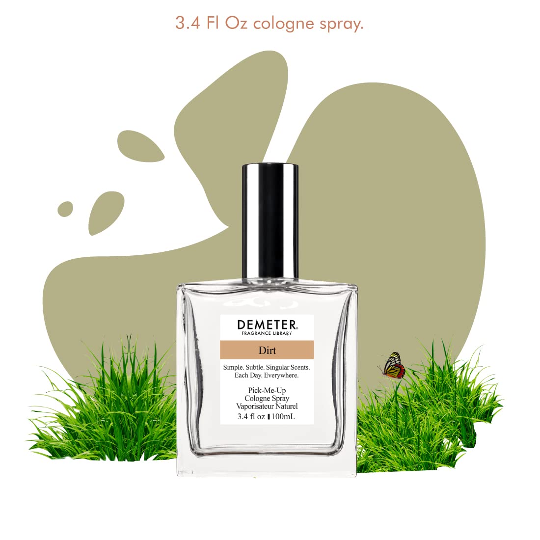 Demeter Fragrance 'S Dirt Colgone Spray - 3.4 Oz - Perfume For Women And Men : Beauty & Personal Care
