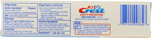 Crest Kids Tube Size 4.6Z Kids Sparkle Fun Cavity Protection Toothpaste Pack Of 1