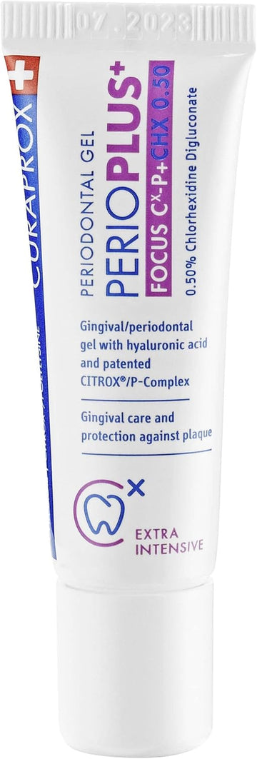 Curaprox Perioplus+ Focus Gel, 10Ml - Oral Gel For Gum Disease Treatment & Enamel Repair