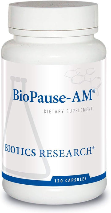 Biotics Research Biopause Am Menopausal, Women’S Health, Herbal Blend To Support Natural Hormonal Balance, 120 Capsules