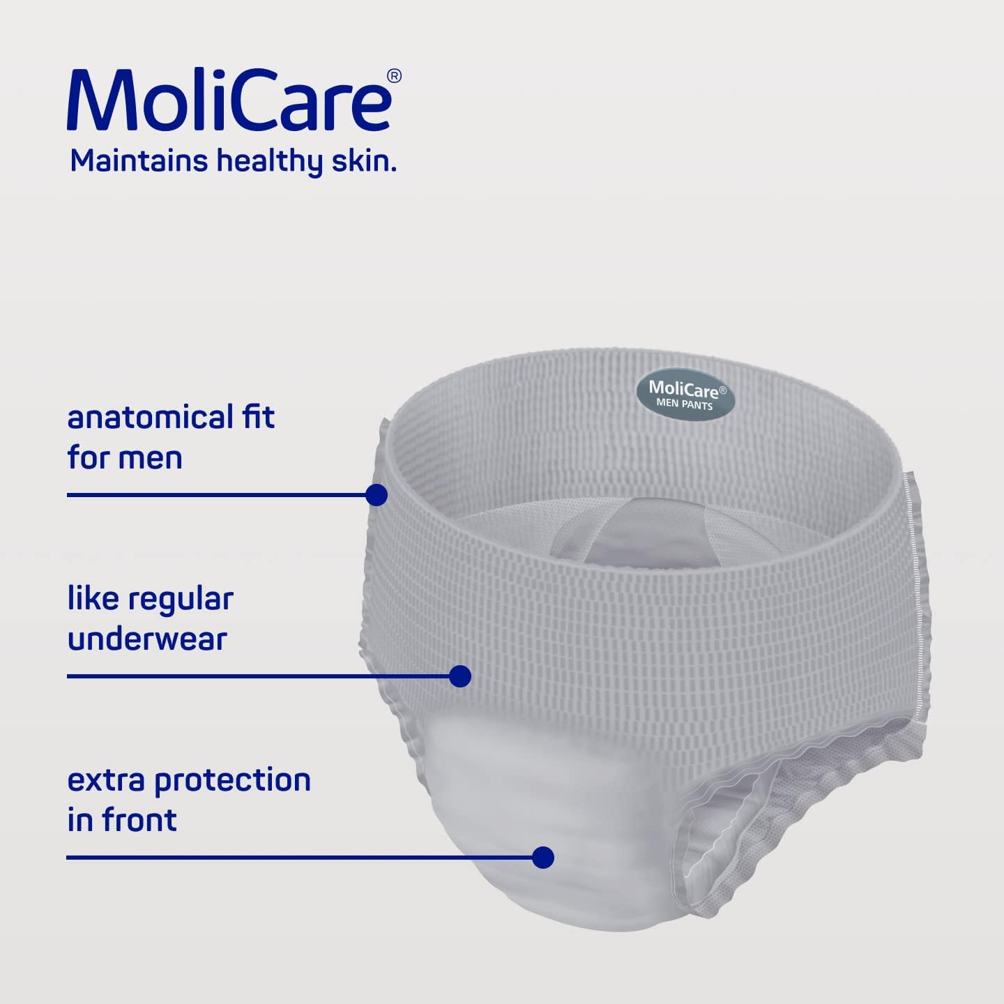 MoliCare Premium Men Pants, Discreet Usage for Bladder Weakness Specially for Men, Aloe Vera, 7 Drops, Size M, Pack of 8 : Amazon.co.uk: Health & Personal Care