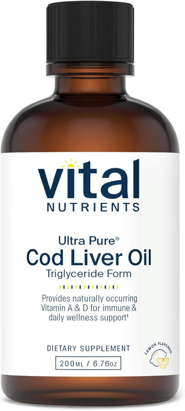 Vital Nutrients - Ultra Pure Cod Liver Oil 1025 (Pharmaceutical Grade)