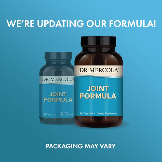 Dr. Mercola, Joint Formula With Eggshell Membrane And Hyaluronic Acid, 30 Servings (30 Tablets), Joint Supplements For Men And Women, Non Gmo, Soy Free, Gluten Free