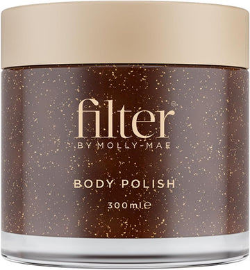 Filter By Molly-Mae Body Polish | Intensely Moisturising Full Body Scrub | Apricot Kernel Oil | Anti-Inflammatory | Smooths Skin Perfect Pre Tan Preparation | Vitamin A & Shea Butter | Antioxidant