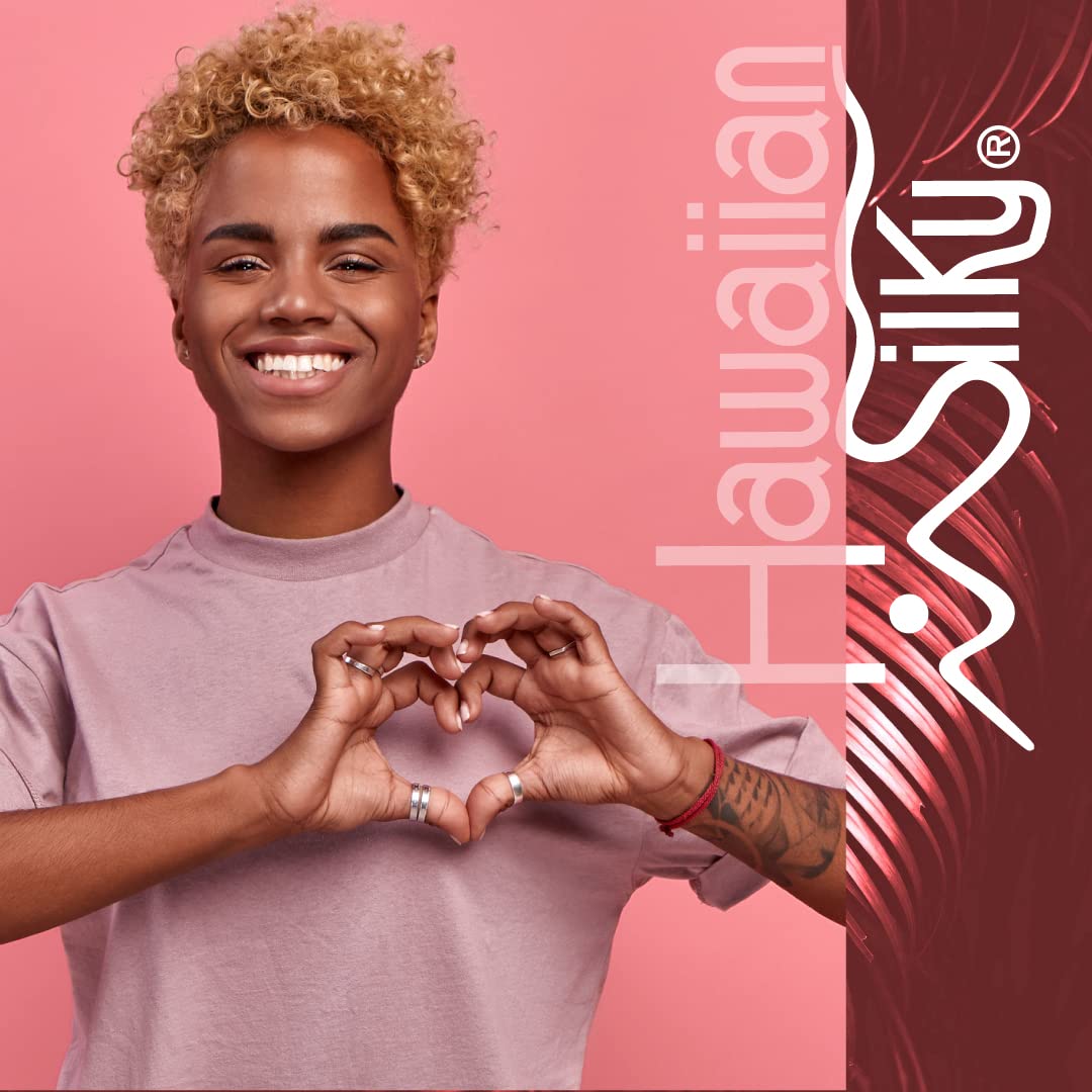 Hawaiian Silky Triple Butter Curl Whip Foaming Mousse, 7.5 fl oz with Mango, Murumuru & Shea Butter's for Nourish, Enhance & Anti-Frizz Styling | No Sulfate, Silicones or Parabens