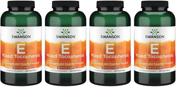 Swanson Vitamin E Mixed Tocopherols 1000 Iu (671.1 Milligrams) 250 Sgels (4 Pack)