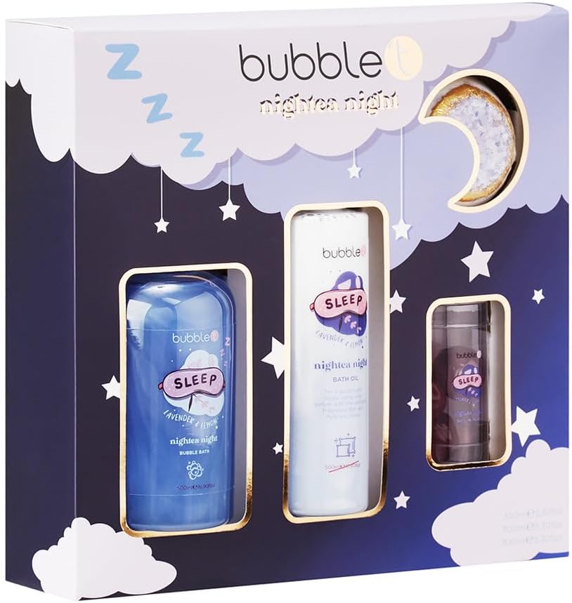 Bubble T Cosmetics Nightea Night Bath & Shower Gift Set : Amazon.co.uk: Beauty