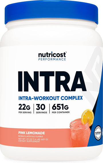 Nutricost Intra-Workout Powder, 30 Servings (Pink Lemonade) - Non-Gmo, Gluten Free, Intraworkout Supplement