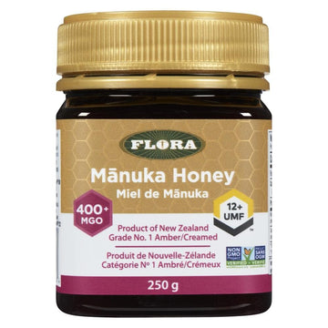 Flora - Manuka Honey - Mgo 830+ / Umf 20+ - Sustainable Honey From New Zealand - Non-Gmo & Unpasteurized - 8.8 Oz. Jar