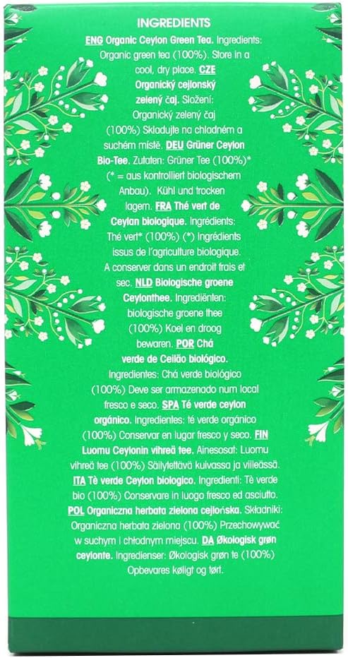 English Tea Shop - Pure Green Tea - 20 Tea Bag Sachets, 40 g (Pack of 2) : Amazon.co.uk: Grocery