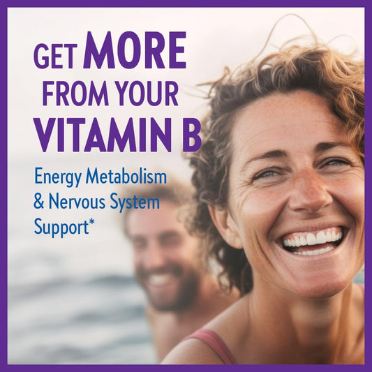 New Chapter Vitamin B Complex  Fermented Coenzyme B Complex Rich In Vitamin B12 + Vitamin B6 + Biotin + Made With Organic Ingredients - 60 Ct