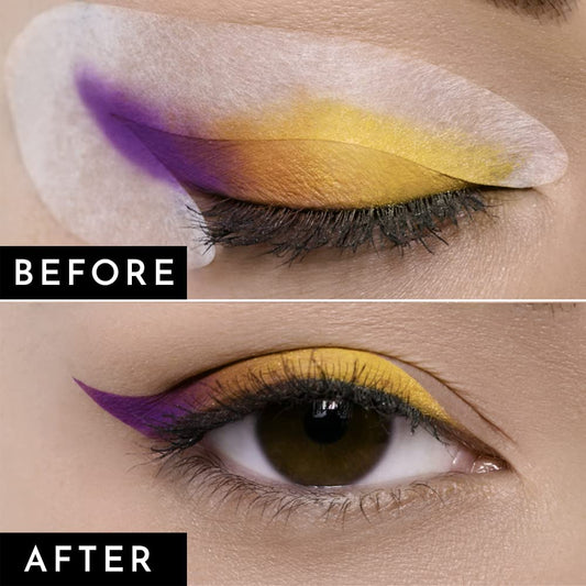 Eyeliner Stencils | Cat Eyeliner Stencil & Winged Eyeliner Tool | Made In Usa & Created By Celebrity Makeup Artist | Reusable And Flexible Eyeliner Tape & Eyeshadow Tape | 96 Stencils…