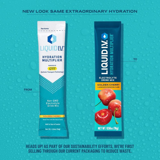 Liquid I.V.® Hydration Multiplier - Grapefruit | Electrolyte Powder Drink Mix | 1 Pack (16 Servings)