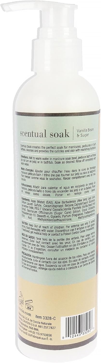 Scentual Soak Vanilla Bean & Sugar 237ml (8oz) : Amazon.co.uk: Beauty
