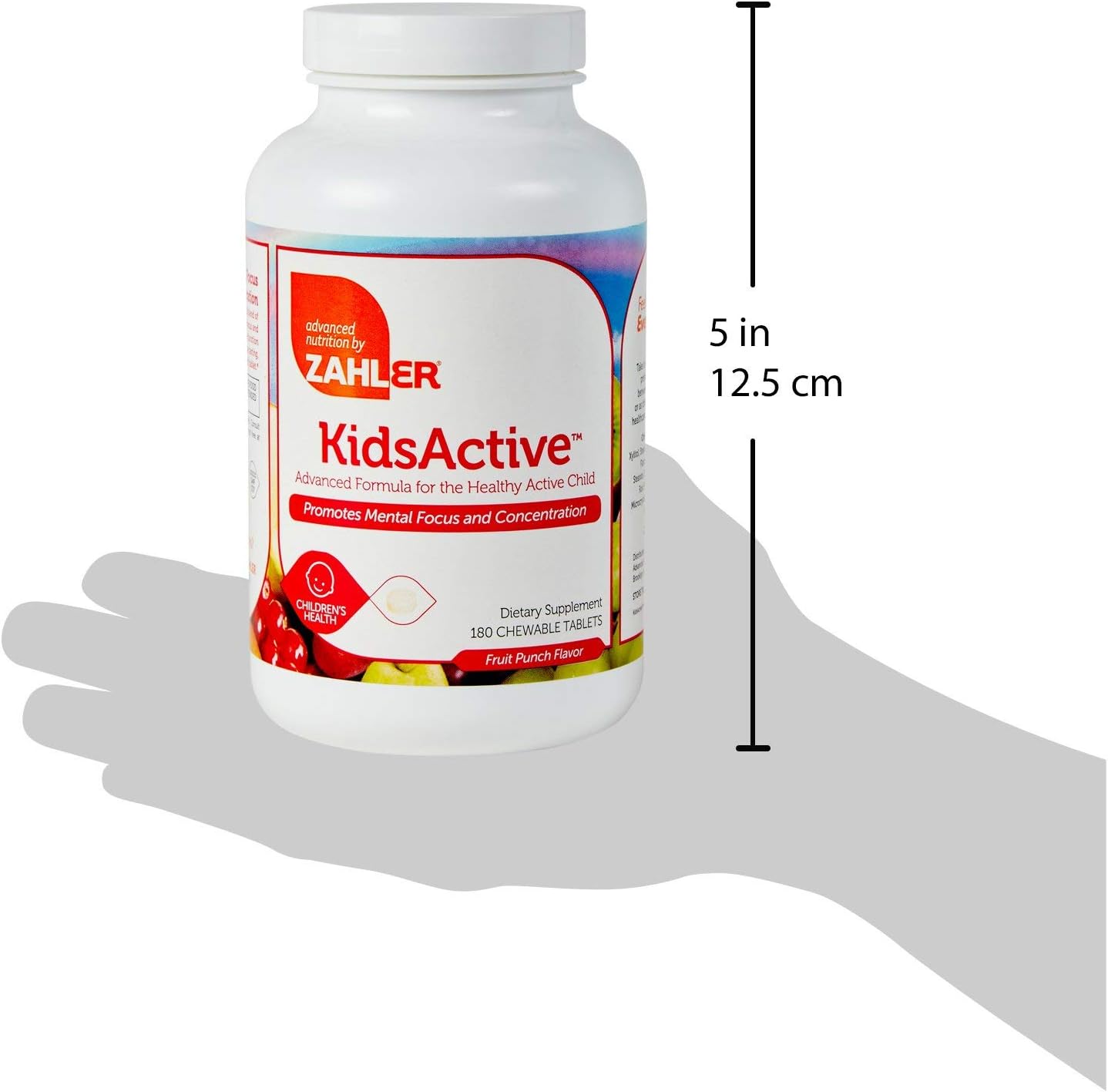 Zahler KidsActive, Kids Chewable Concentration Formula, All Natural Ch