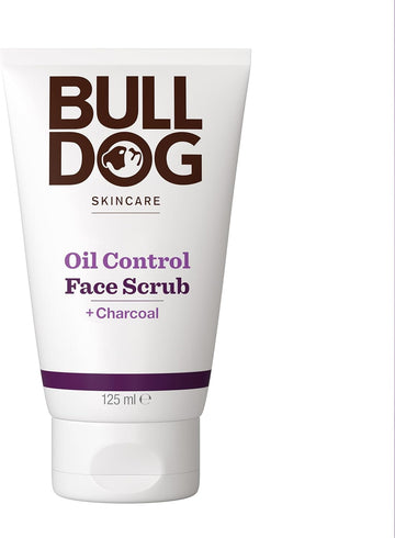 Bulldog Skincare - Oil Control Face Scrub For Men | Exfoliating Charcoal Scrub | 125 Ml