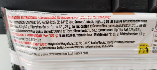 Nutrisport - Energy Bars 49G - Chocolate Flavor - High In Proteins And Carbohydrates - No Palm Oil - Gluten Free - Box Of 24 Units