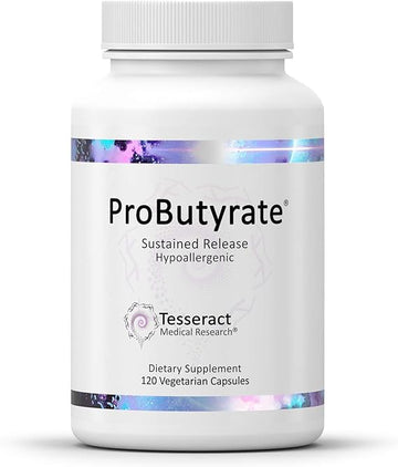 Probutyrate Gut Health Supplement, Butyric Acid Complex, Gastrointestinal Support Supplement, Helps Restore Balance To Stabilize Gut Microbiome, 600Mg, 120 Capsules