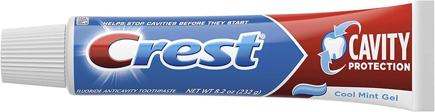 Crest Cavity Protection Toothpaste Gel Cool Mint 8. 20 Oz (Pack Of 2)