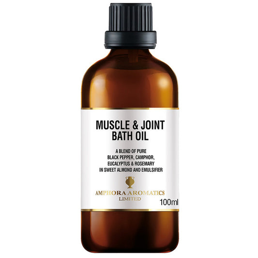 Amphora Aromatics Muscle And Joint Bath Oil 100Ml Glass