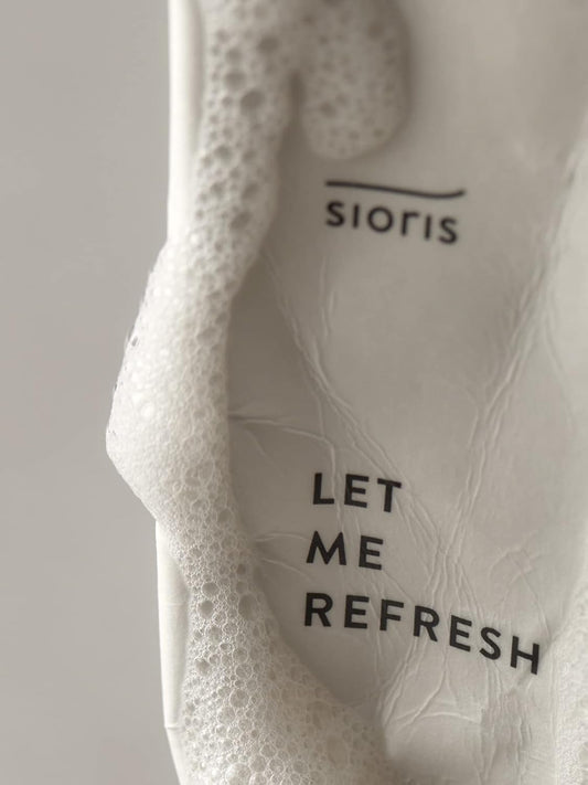 Sioris Let Me Refresh Foam Cleanser 120Ml 4.05Fl.Oz. Slightly Acid Cleanser, Nourish And Soothe Skin Korean Skincare Gift