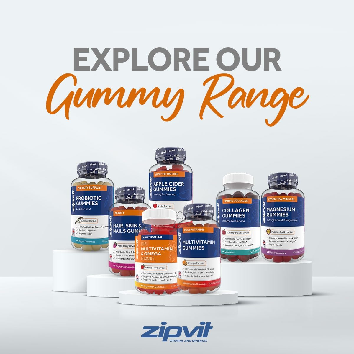 Zipvit Biotin Gummies 5000mcg for Hair, Skin & Nails with Vitamin A, B, C, D, E & Selenium - 60 Raspberry Flavour Gummies - Hair Growth, Skin Health & Nail Care - 2 Months Supply for Men and Women : Amazon.co.uk: Health & Personal Care