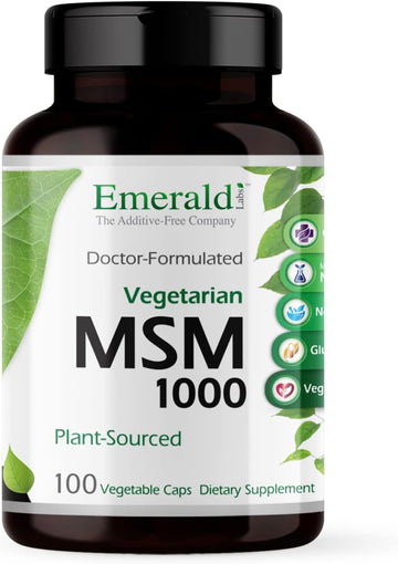 Ultra Botanicals Emerald Labs Msm 1000 Mg - Dietary Supplement With Pl