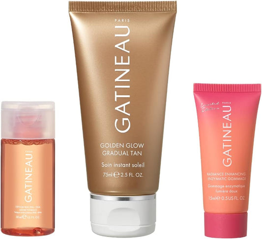 Gatineau - The Glow Edit Discovery Collection - Gradual Tan, Glow Tonique + Enzyme Exfoliating Gommage, Travel Or Trial Gift Set