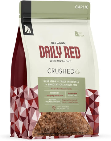Daily Red Crushed Garlic - Mineral Supplement For Horses (25 Lb Garlic)