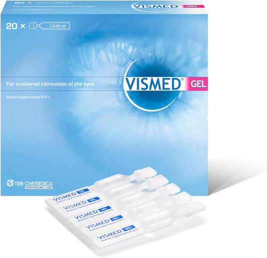 Vismed Eye Gel Drops, 20 Count (Pack Of 1)