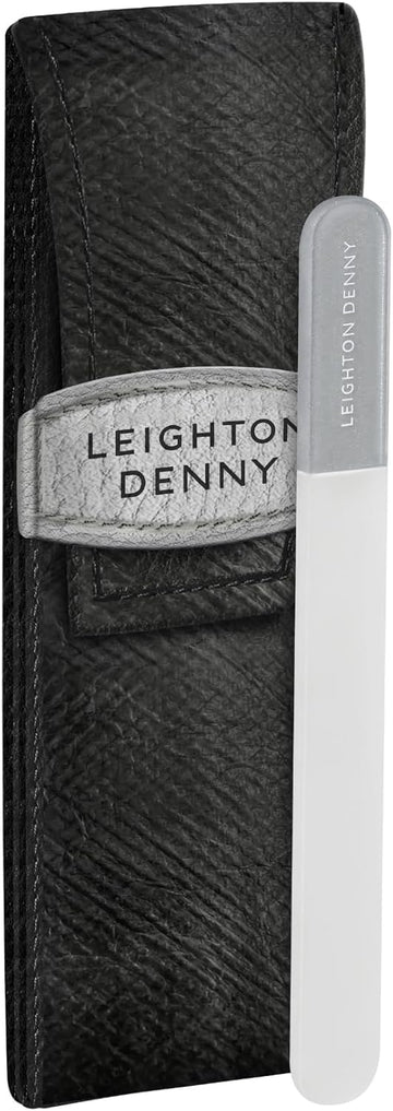 Leighton Denny Mini Travel Crystal Nail File (90Mm) With Case