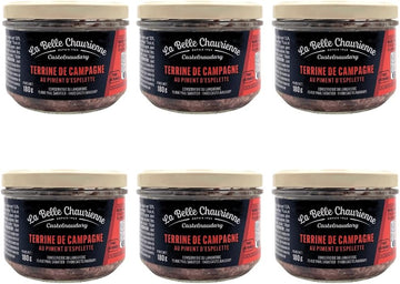 La Belle Chaurienne Piment D'Espelette Farmhouse Terrine 180G X 6