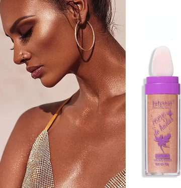 Julystar Body Glitter High-Gloss Powder To Brighten The Whole Body High-Gloss Powder Repair Powder Natural Stereo Repair Makeup (03#)