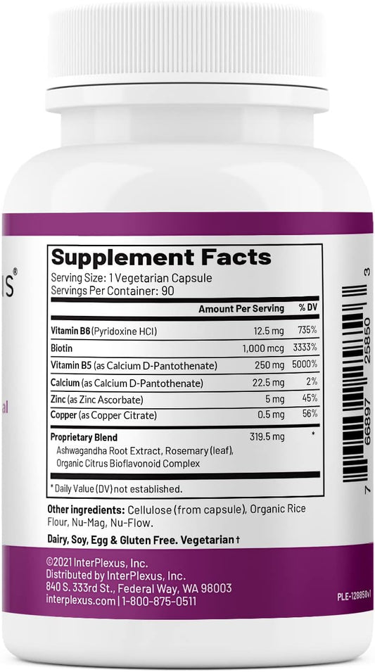 Adapt - Vitamin, Mineral, & Herbal Adrenal Supplement - Gluten Free, Dairy Free, Soy Free - 90 Capsules (90 Servings)